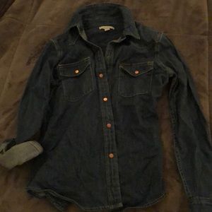 Calvin Klein denim button-up